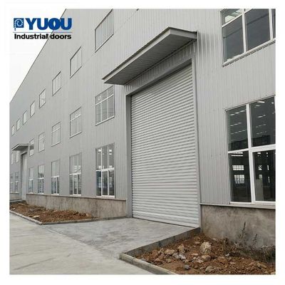 Stainless Steel Roller Shutter Door 12m Wind Resistant Galvanized 1.0KW